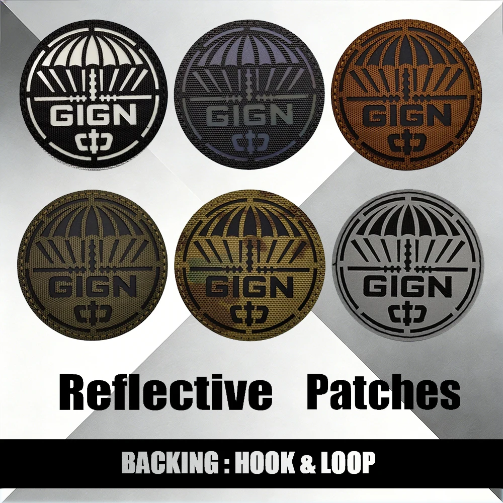 Industrial Laser Machines - Patches Táticos GIGN da França: Emblemas
