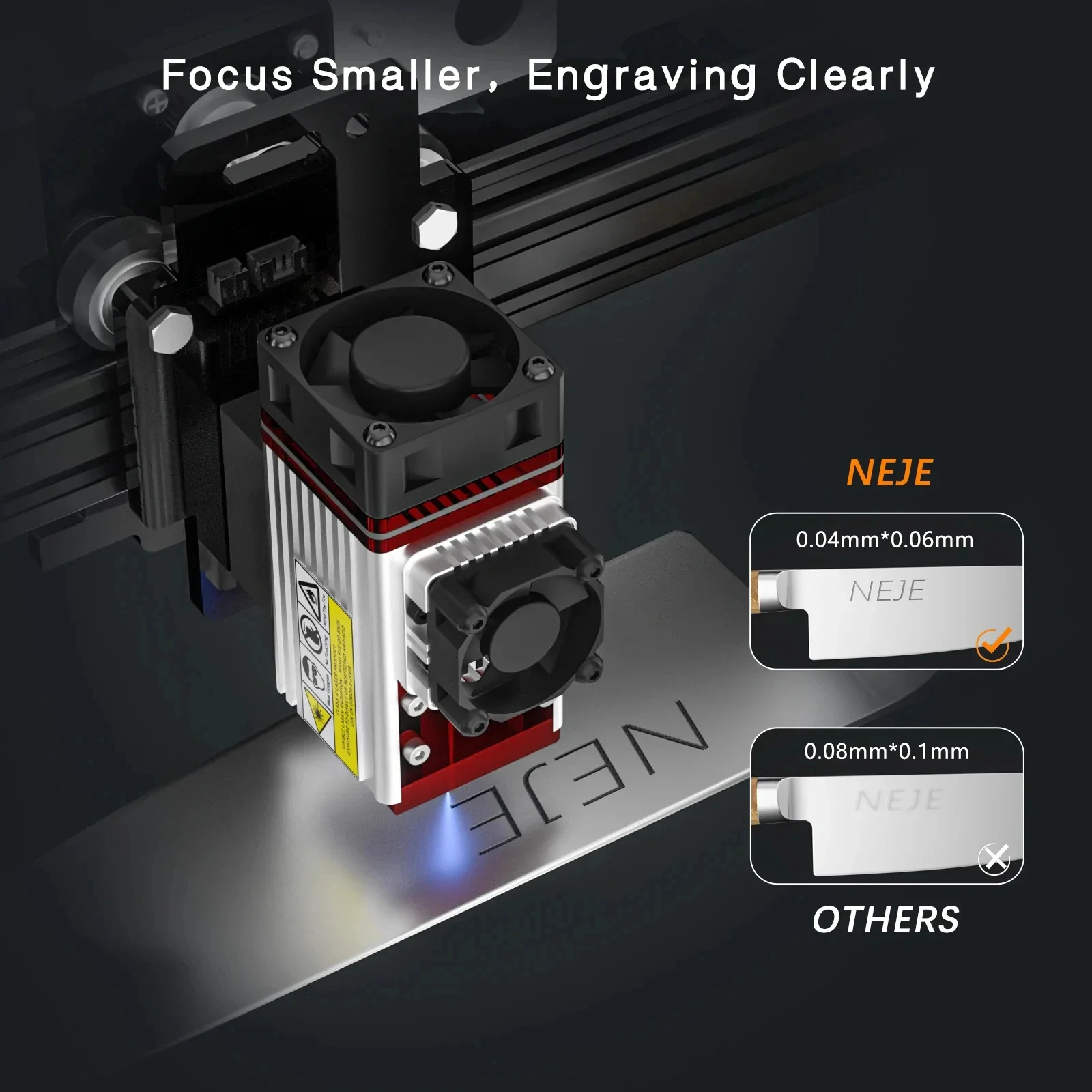 Laser Beam Expander - Módulo Laser Premium NEJE N30820/E30/E40/A40630/A40640 0.5-24W