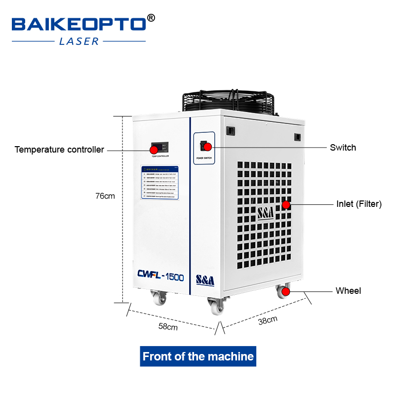 S & A CWFL-1500 Refrigerador d - Industrial Laser Welding Iron avaliação e preço