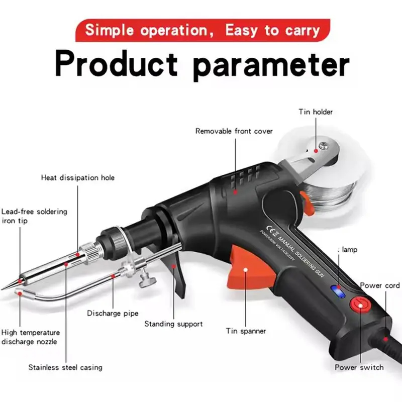 Conjunto de Ferro de Solda Mul - Industrial Laser Soldering Gun avaliação e preço